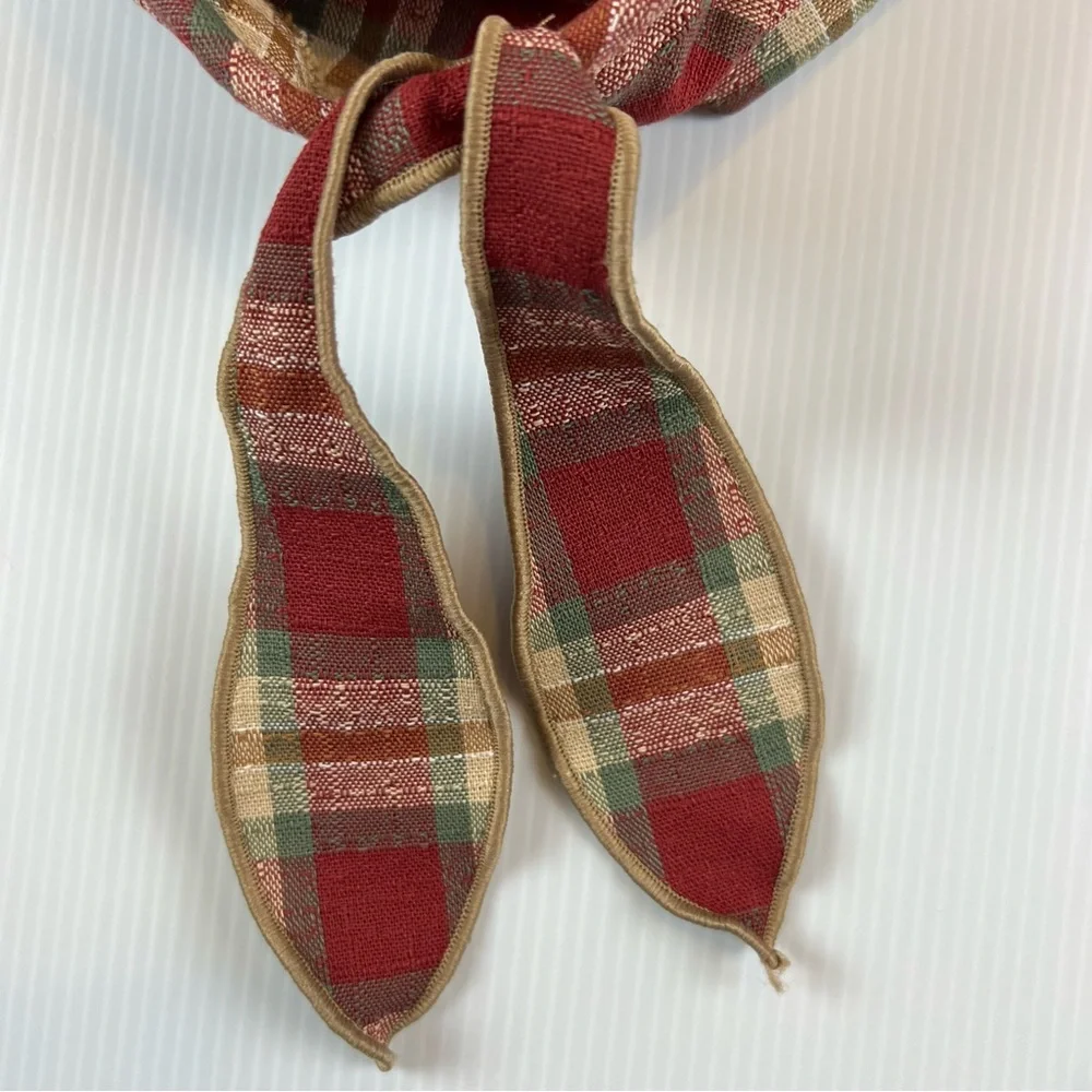 Longaberger Orchard Park Plaid 2001 Large Easter Basket Liner - Picture 6 of 12